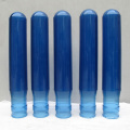 100% de material nuevo de fabricante de material 800 g 55 mm cuello azul Pet preforma para una botella de agua de 20 litros